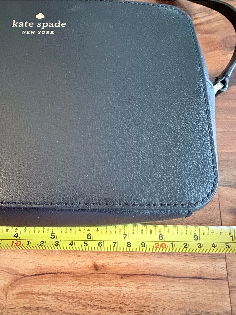 Kate Spade Harper Black Leather Crossbody Bag Camera Purse - Picture 15 of 16